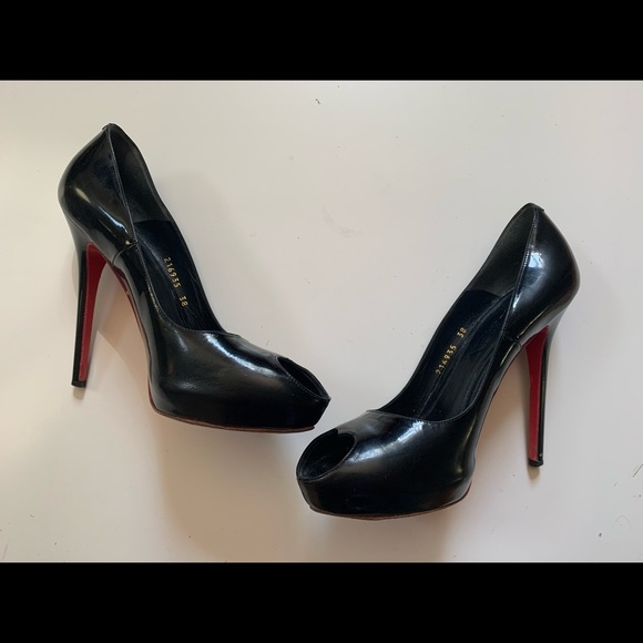 FINAL SALE - Alexander McQueen pink-sole open-toe heels 38 - Picture 3 of 16